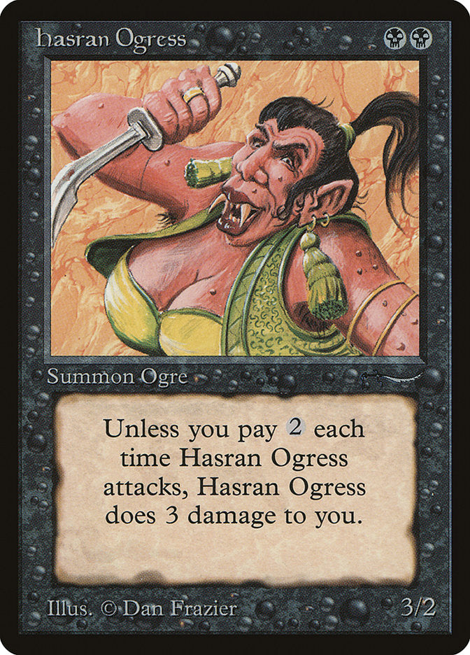 Hasran Ogress (Light Mana Cost) [Arabian Nights] | Galaxy Games LLC