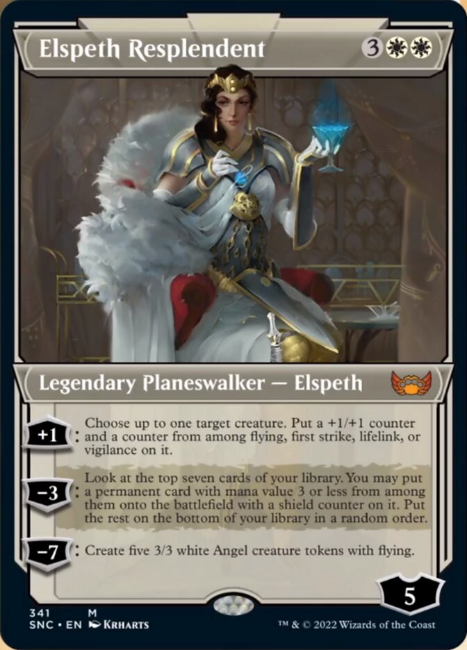 Elspeth Resplendent (Showcase Art Deco) [Streets of New Capenna] | Galaxy Games LLC