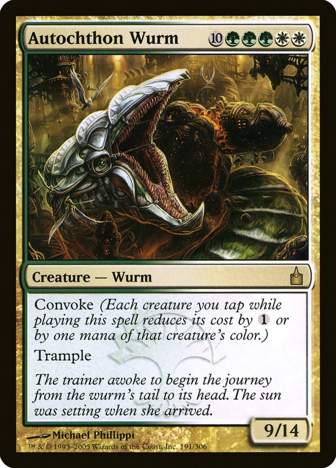 Autochthon Wurm [Ravnica: City of Guilds] | Galaxy Games LLC