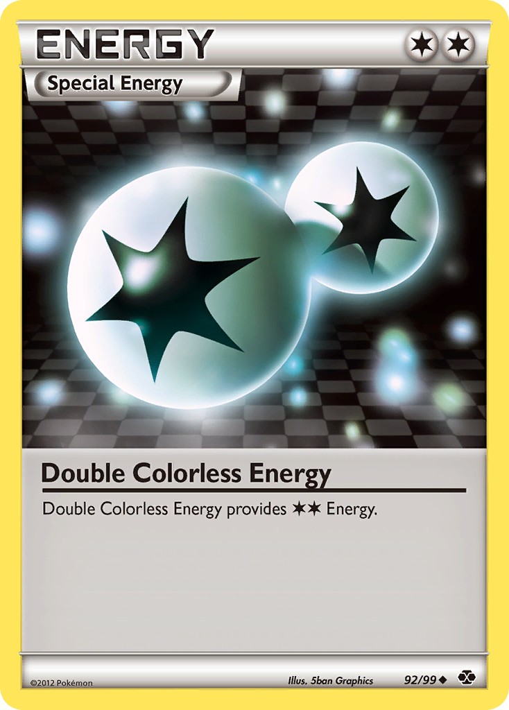 Double Colorless Energy (92/99) [Black & White: Next Destinies] | Galaxy Games LLC