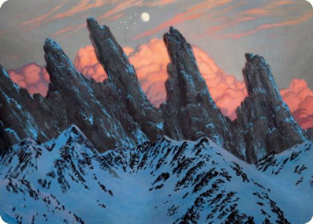 Mountain (275) Art Card [Dungeons & Dragons: Adventures in the Forgotten Realms Art Series] | Galaxy Games LLC