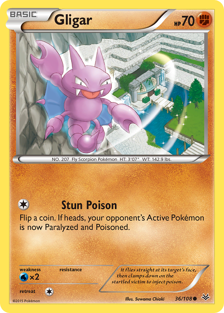 Gligar (36/108) [XY: Roaring Skies] | Galaxy Games LLC