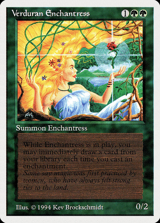 Verduran Enchantress [Summer Magic / Edgar] | Galaxy Games LLC