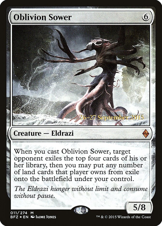 Oblivion Sower [Battle for Zendikar Prerelease Promos] | Galaxy Games LLC