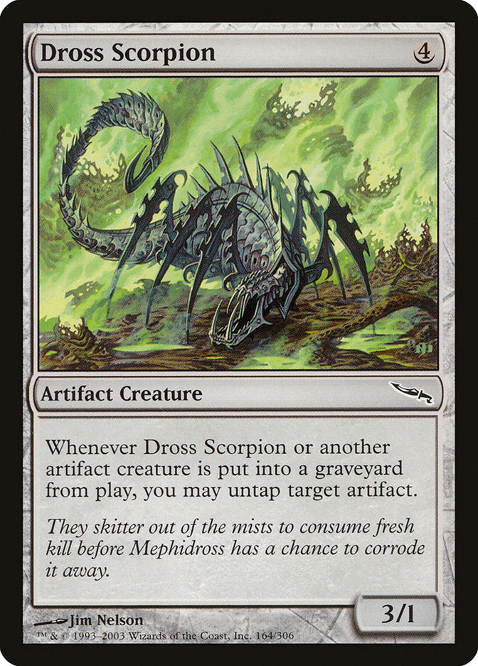 Dross Scorpion [Mirrodin] | Galaxy Games LLC