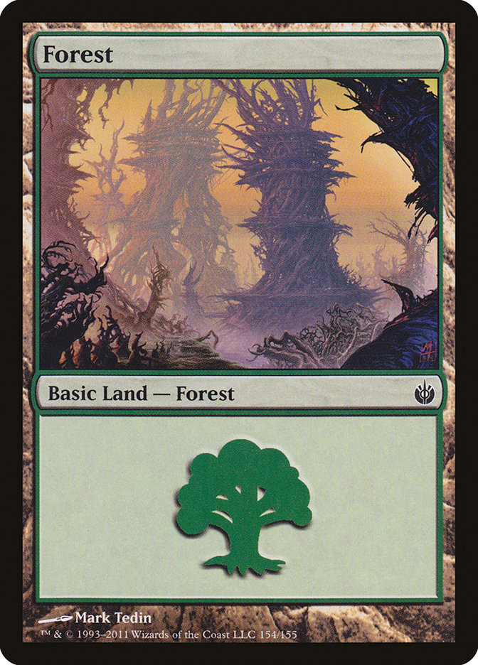 Forest (154) [Mirrodin Besieged] | Galaxy Games LLC