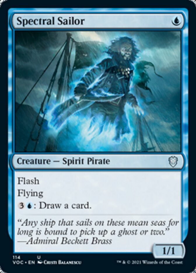 Spectral Sailor [Innistrad: Crimson Vow Commander] | Galaxy Games LLC