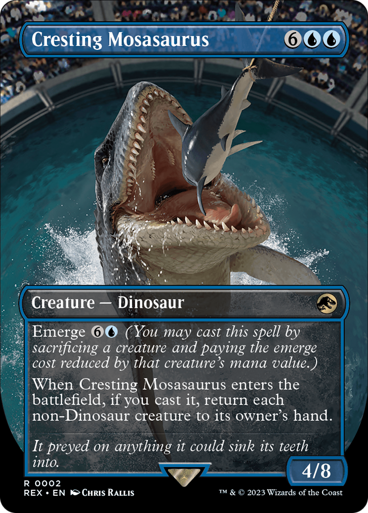 Cresting Mosasaurus (Borderless) [Jurassic World Collection] | Galaxy Games LLC