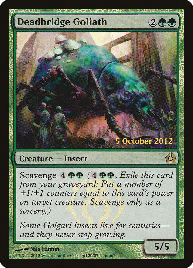 Deadbridge Goliath [Return to Ravnica Prerelease Promos] | Galaxy Games LLC