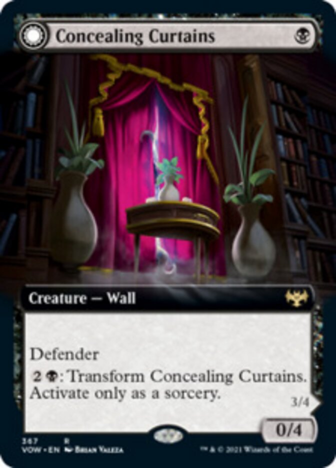 Concealing Curtains // Revealing Eye (Extended Art) [Innistrad: Crimson Vow] | Galaxy Games LLC