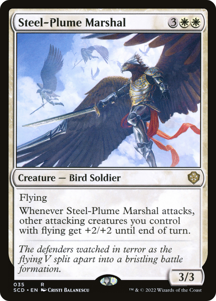 Steel-Plume Marshal [Starter Commander Decks] | Galaxy Games LLC