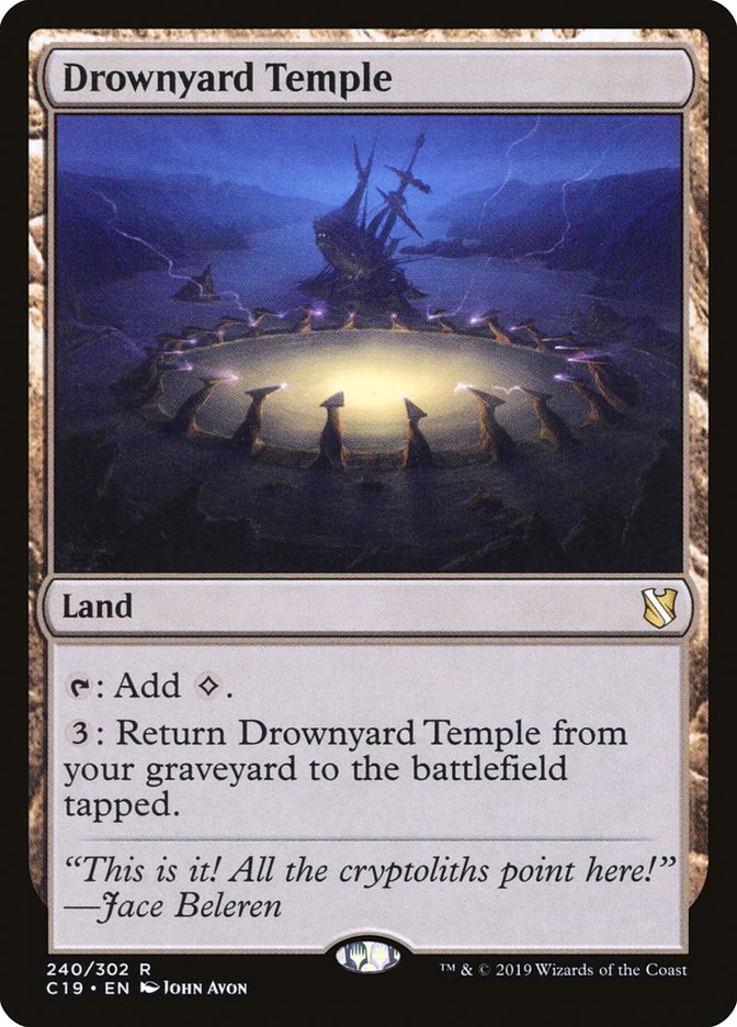 Drownyard Temple [Commander 2019] | Galaxy Games LLC