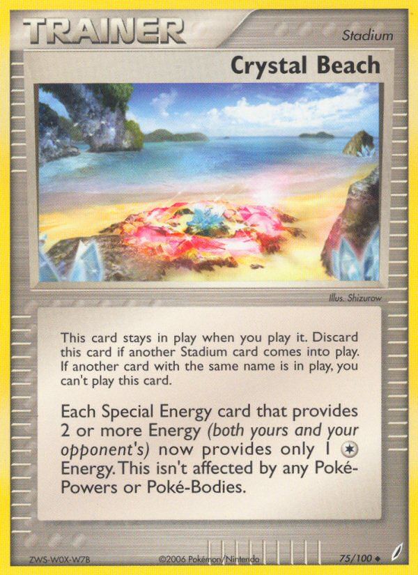 Crystal Beach (75/100) [EX: Crystal Guardians] | Galaxy Games LLC