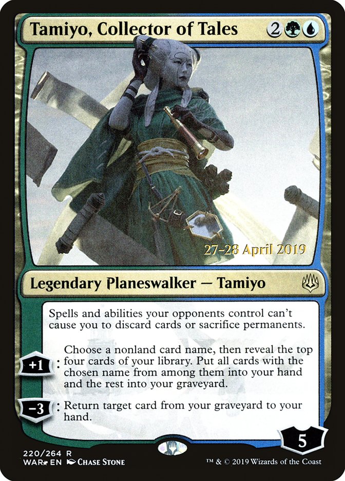 Tamiyo, Collector of Tales [War of the Spark Prerelease Promos] | Galaxy Games LLC