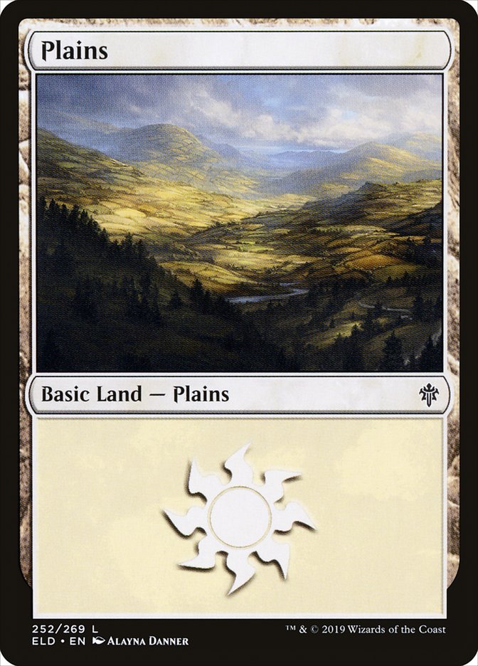 Plains (252) [Throne of Eldraine] | Galaxy Games LLC