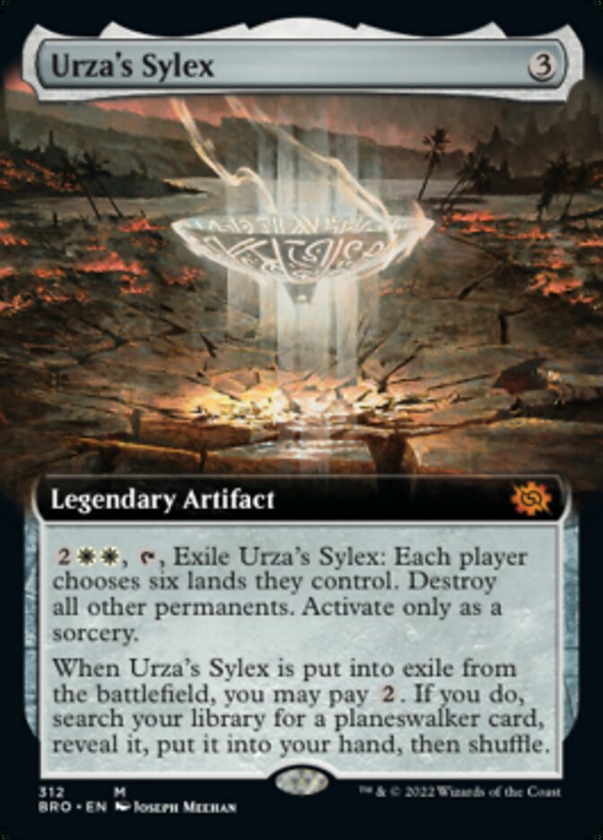 Urza's Sylex (Extended Art) [The Brothers' War] | Galaxy Games LLC