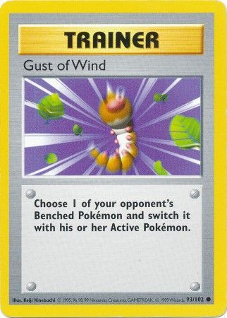 Gust of Wind (93/102) [Base Set Shadowless Unlimited] | Galaxy Games LLC