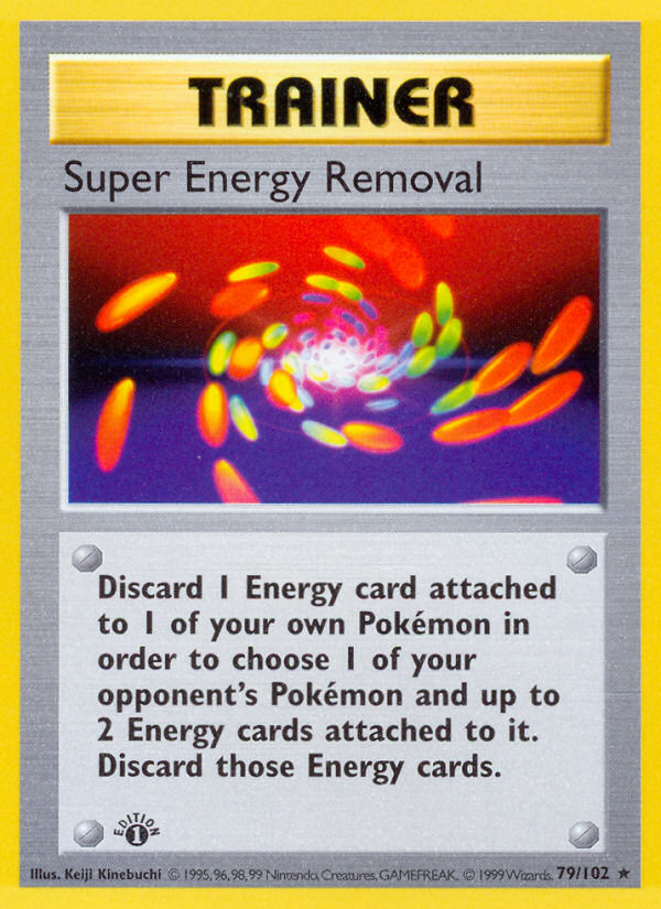 Super Energy Removal (79/102) (Shadowless) [Base Set 1st Edition] | Galaxy Games LLC