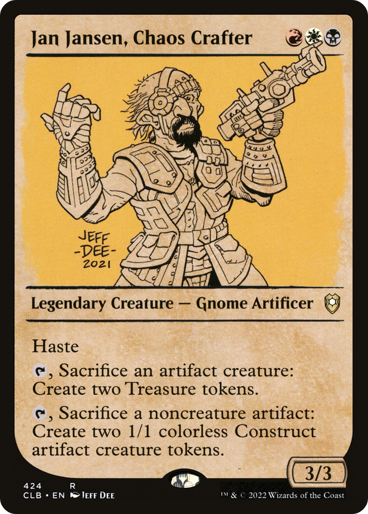 Jan Jansen, Chaos Crafter (Showcase) [Commander Legends: Battle for Baldur's Gate] | Galaxy Games LLC