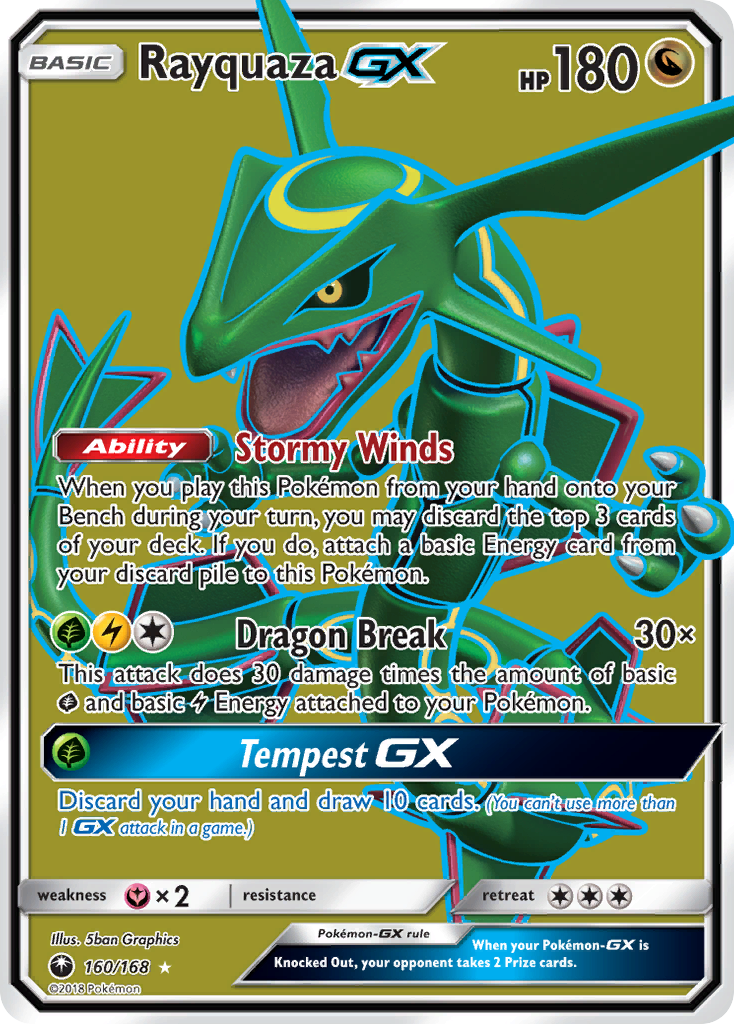 Rayquaza GX (160/168) [Sun & Moon: Celestial Storm] | Galaxy Games LLC