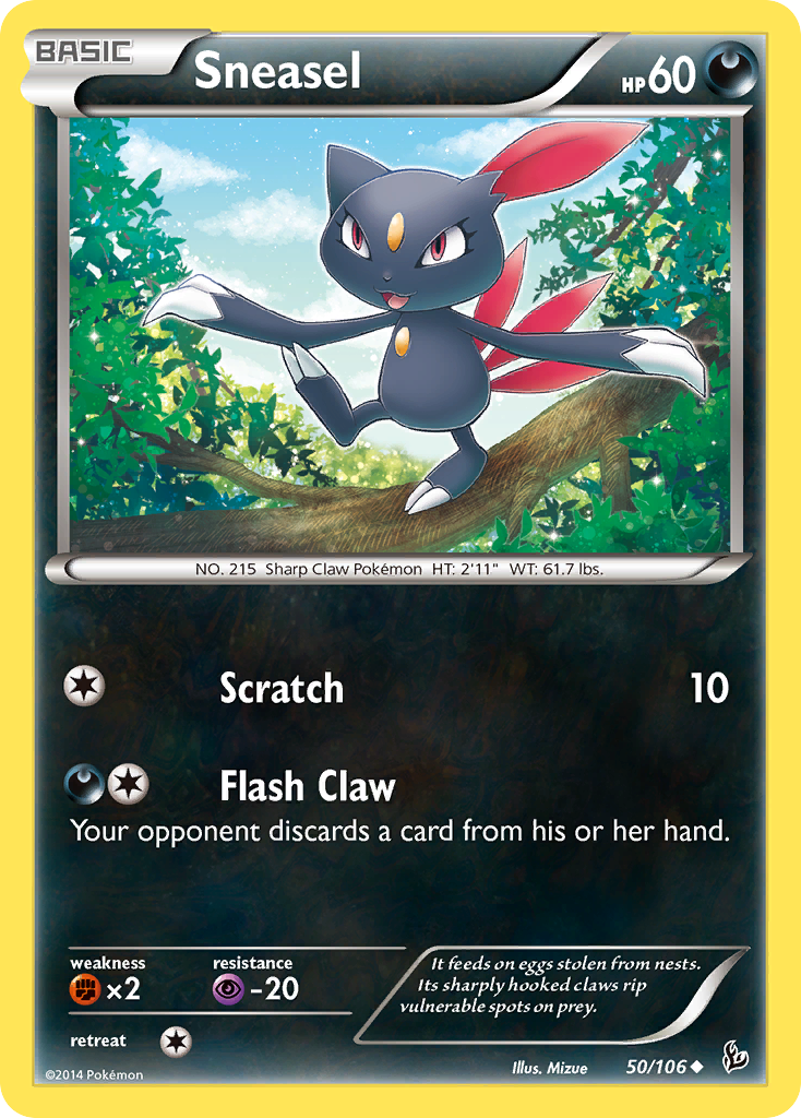 Sneasel (50/106) [XY: Flashfire] | Galaxy Games LLC