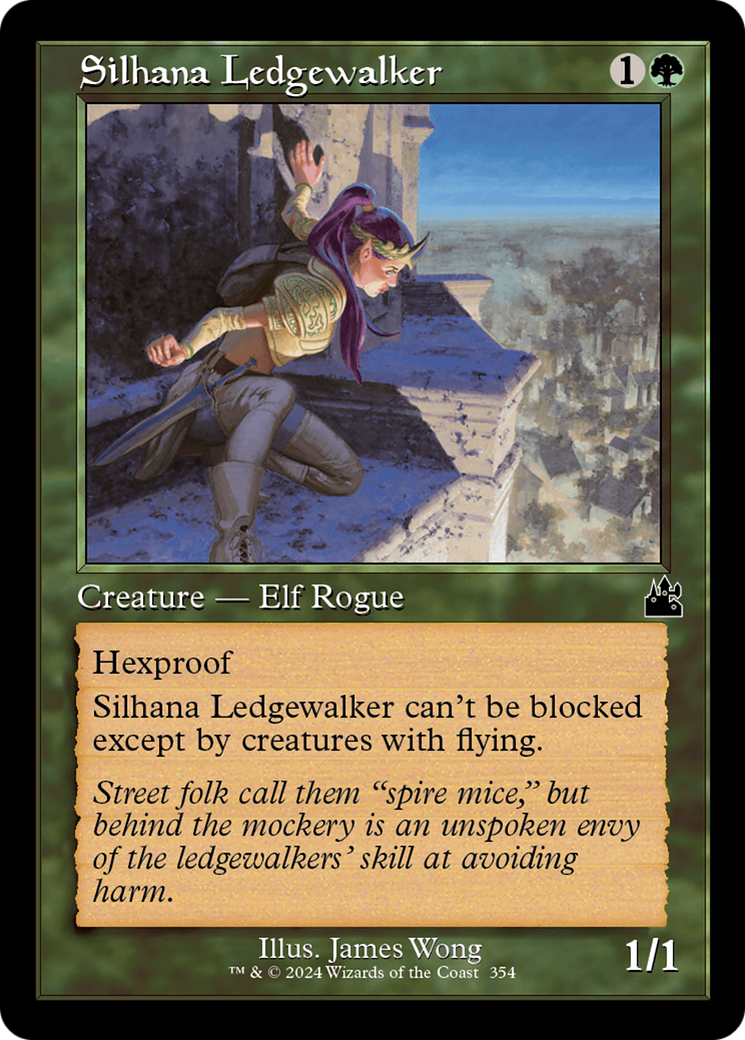 Silhana Ledgewalker (Retro Frame) [Ravnica Remastered] | Galaxy Games LLC