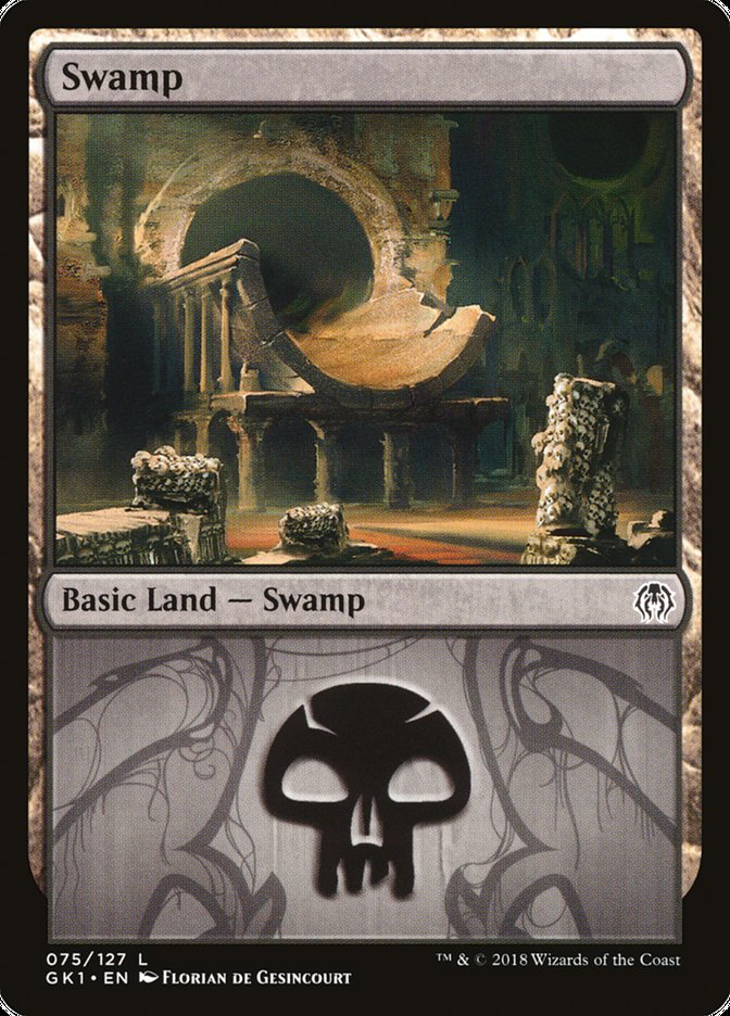 Swamp (75) [Guilds of Ravnica Guild Kit] | Galaxy Games LLC