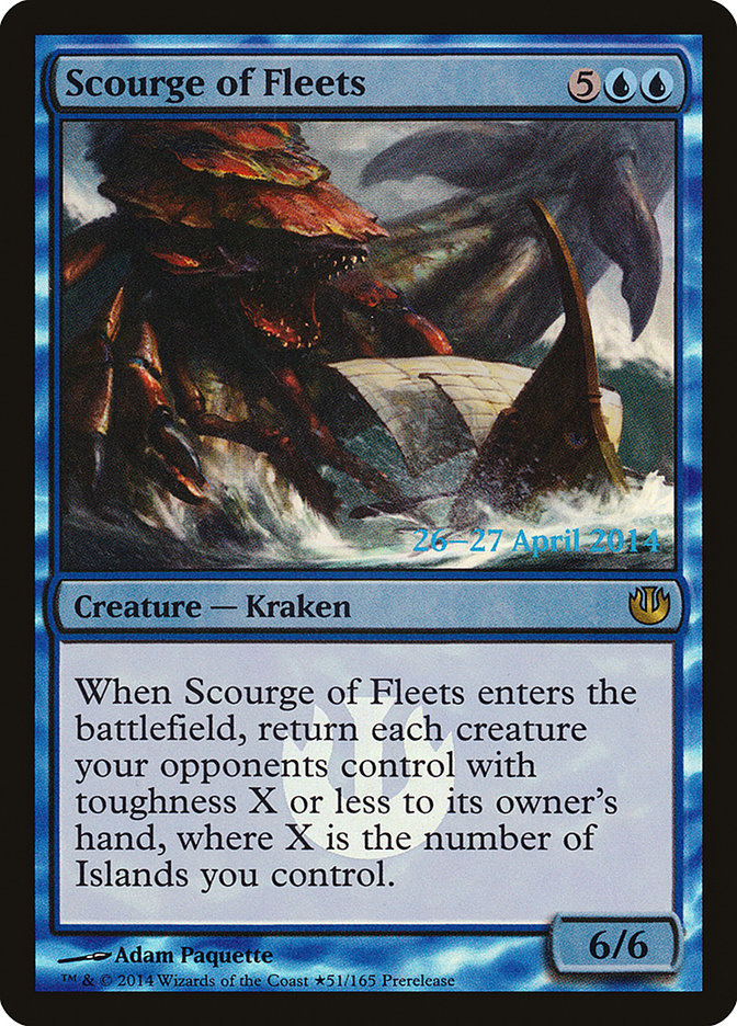 Scourge of Fleets [Journey into Nyx Prerelease Promos] | Galaxy Games LLC