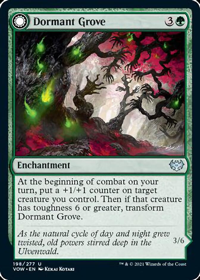 Dormant Grove // Gnarled Grovestrider [Innistrad: Crimson Vow] | Galaxy Games LLC