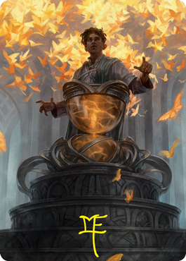 Introduction to Prophecy Art Card (Gold-Stamped Signature) [Strixhaven: School of Mages Art Series] | Galaxy Games LLC