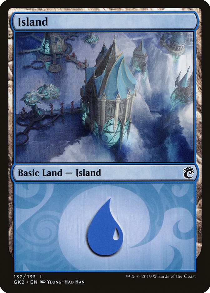Island (132) [Ravnica Allegiance Guild Kit] | Galaxy Games LLC