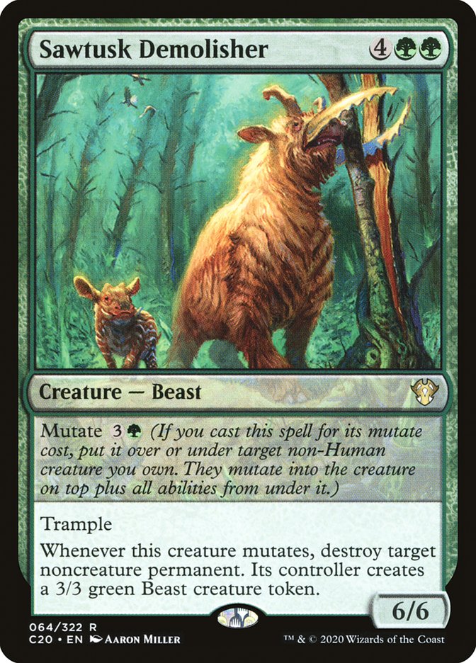 Sawtusk Demolisher [Commander 2020] | Galaxy Games LLC