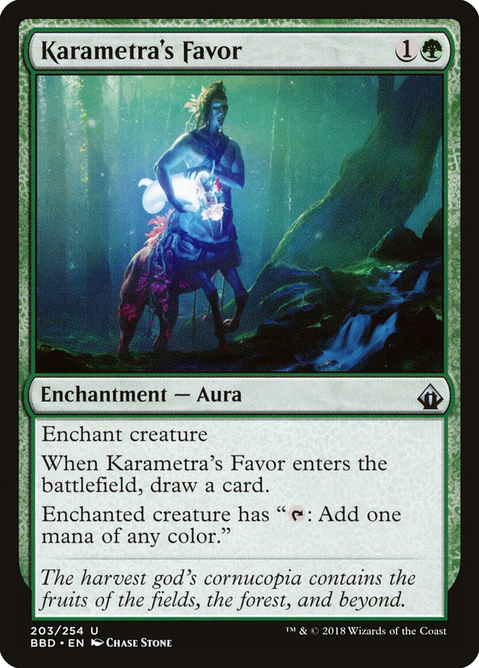 Karametra's Favor [Battlebond] | Galaxy Games LLC