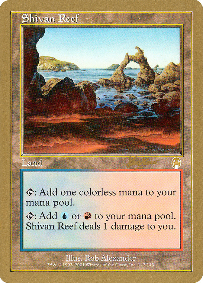 Shivan Reef (Sim Han How) [World Championship Decks 2002] | Galaxy Games LLC