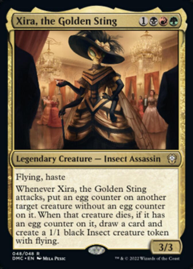 Xira, the Golden Sting [Dominaria United Commander] | Galaxy Games LLC