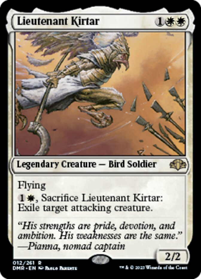 Lieutenant Kirtar [Dominaria Remastered] | Galaxy Games LLC