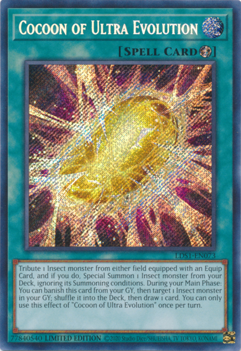 Cocoon of Ultra Evolution [LDS1-EN073] Secret Rare | Galaxy Games LLC