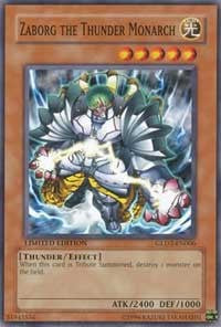 Zaborg the Thunder Monarch [GLD2-EN006] Common | Galaxy Games LLC