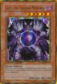 Caius the Shadow Monarch [GLD2-EN033] Ultra Rare | Galaxy Games LLC