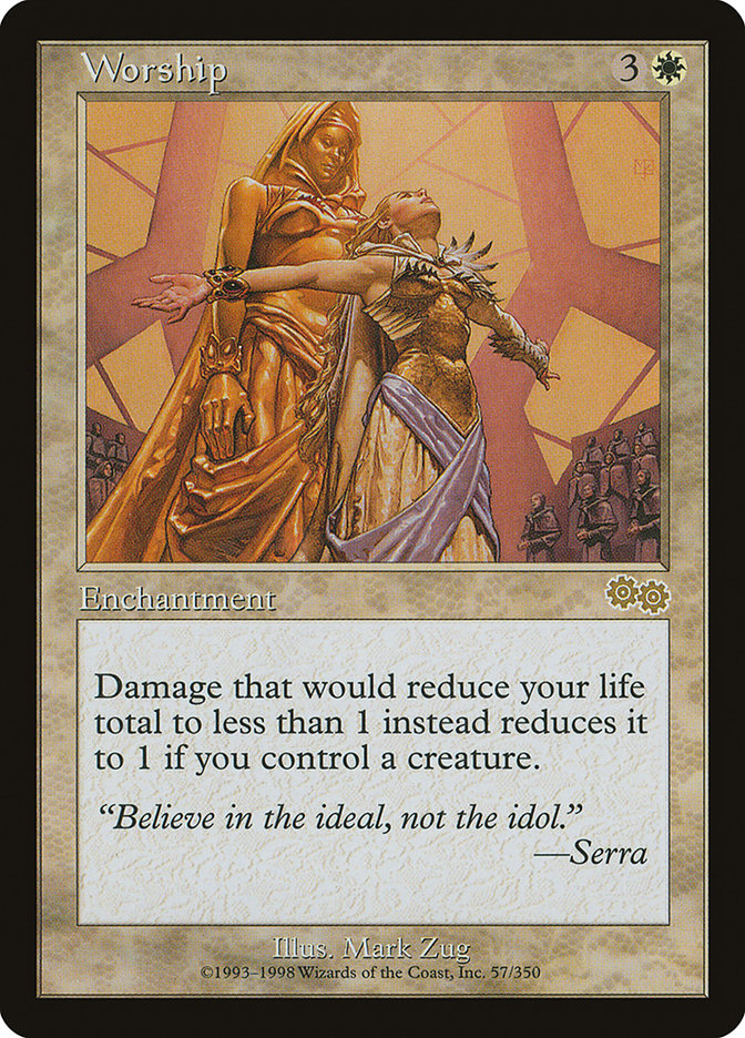 Worship [Urza's Saga] | Galaxy Games LLC