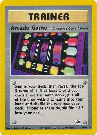 Arcade Game (83/111) [Neo Genesis Unlimited] | Galaxy Games LLC