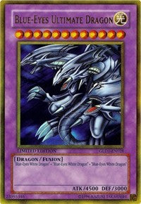 Blue-Eyes Ultimate Dragon [GLD1-EN028] Gold Rare | Galaxy Games LLC