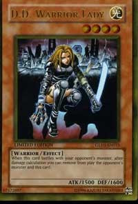 D.D. Warrior Lady [GLD1-EN015] Gold Rare | Galaxy Games LLC