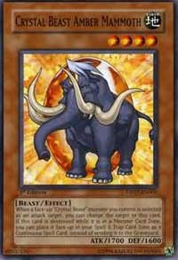 Crystal Beast Amber Mammoth [DP07-EN005] Common | Galaxy Games LLC