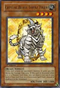 Crystal Beast Topaz Tiger [DP07-EN004] Rare | Galaxy Games LLC