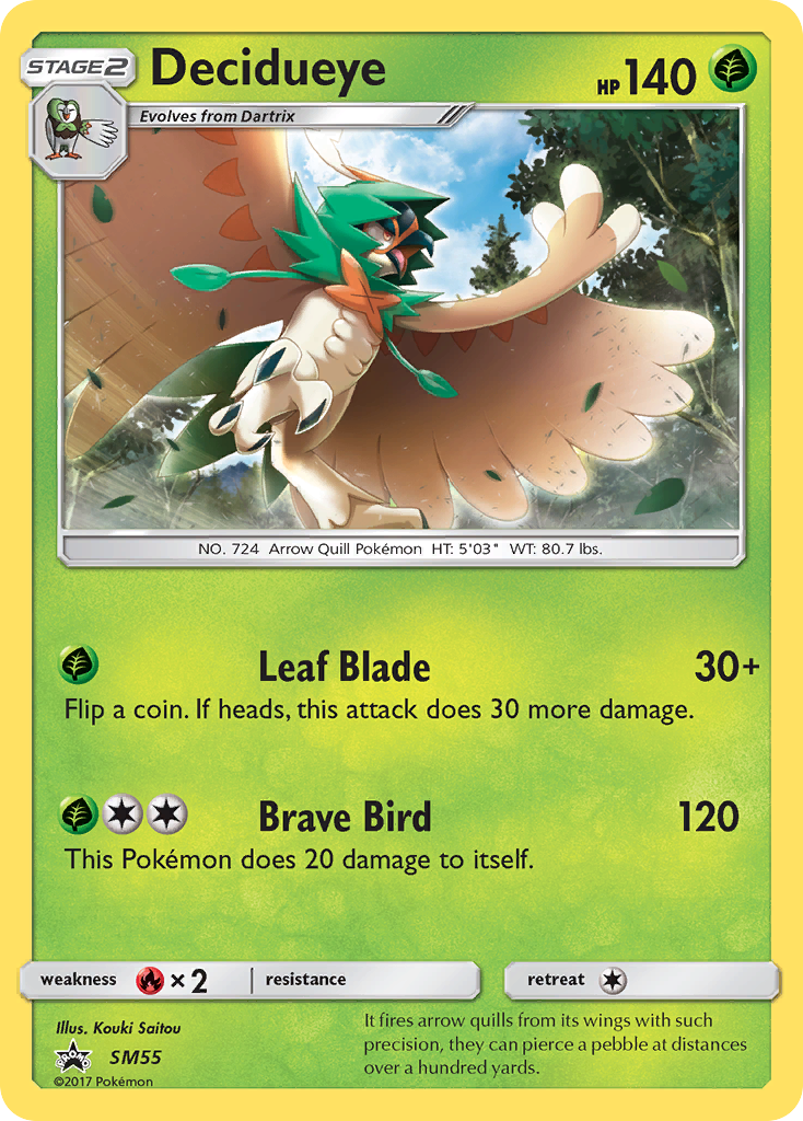 Decidueye (SM55) [Sun & Moon: Black Star Promos] | Galaxy Games LLC