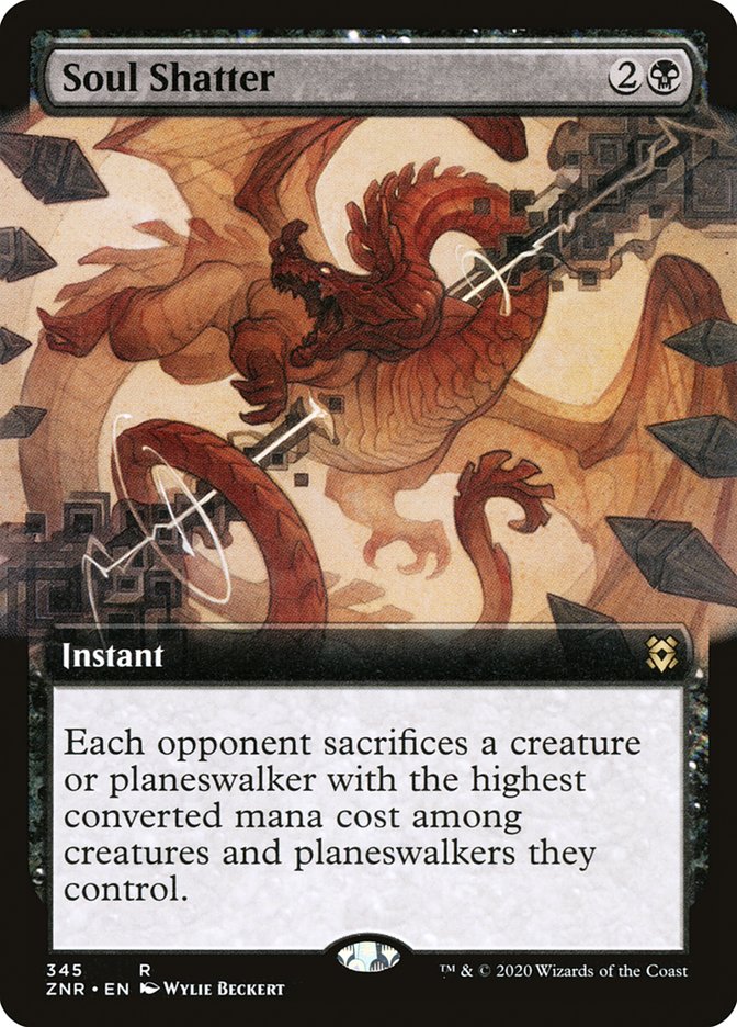 Soul Shatter (Extended Art) [Zendikar Rising] | Galaxy Games LLC