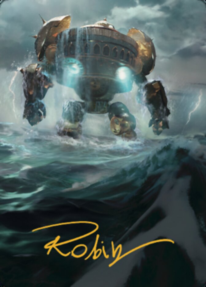 Island Art Card (Gold-Stamped Signature) [The Brothers' War Art Series] | Galaxy Games LLC