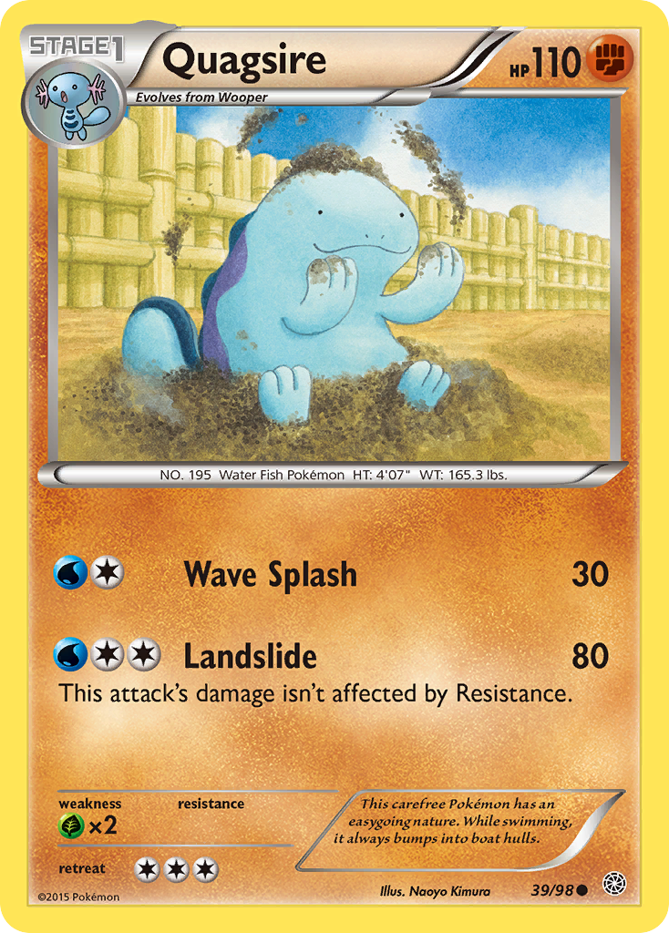 Quagsire (39/98) [XY: Ancient Origins] | Galaxy Games LLC