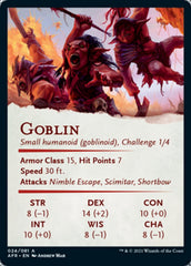 Goblin Art Card [Dungeons & Dragons: Adventures in the Forgotten Realms Art Series] | Galaxy Games LLC